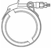 JV 7J 2H V-Band Clamp 