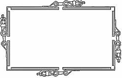 JV 7Q 8CV Band Clamp with 4 bolts 8 segments in rectangular shape