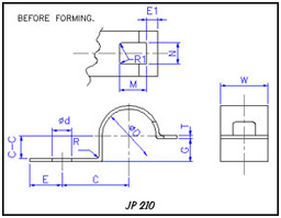 Pipe clips illustrations