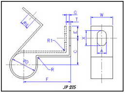 Pipe clips illustrations