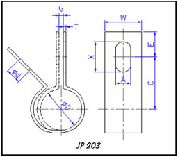 Pipe clips illustrations