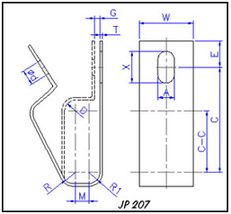 Pipe clips illustrations