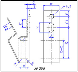 Pipe clips illustrations